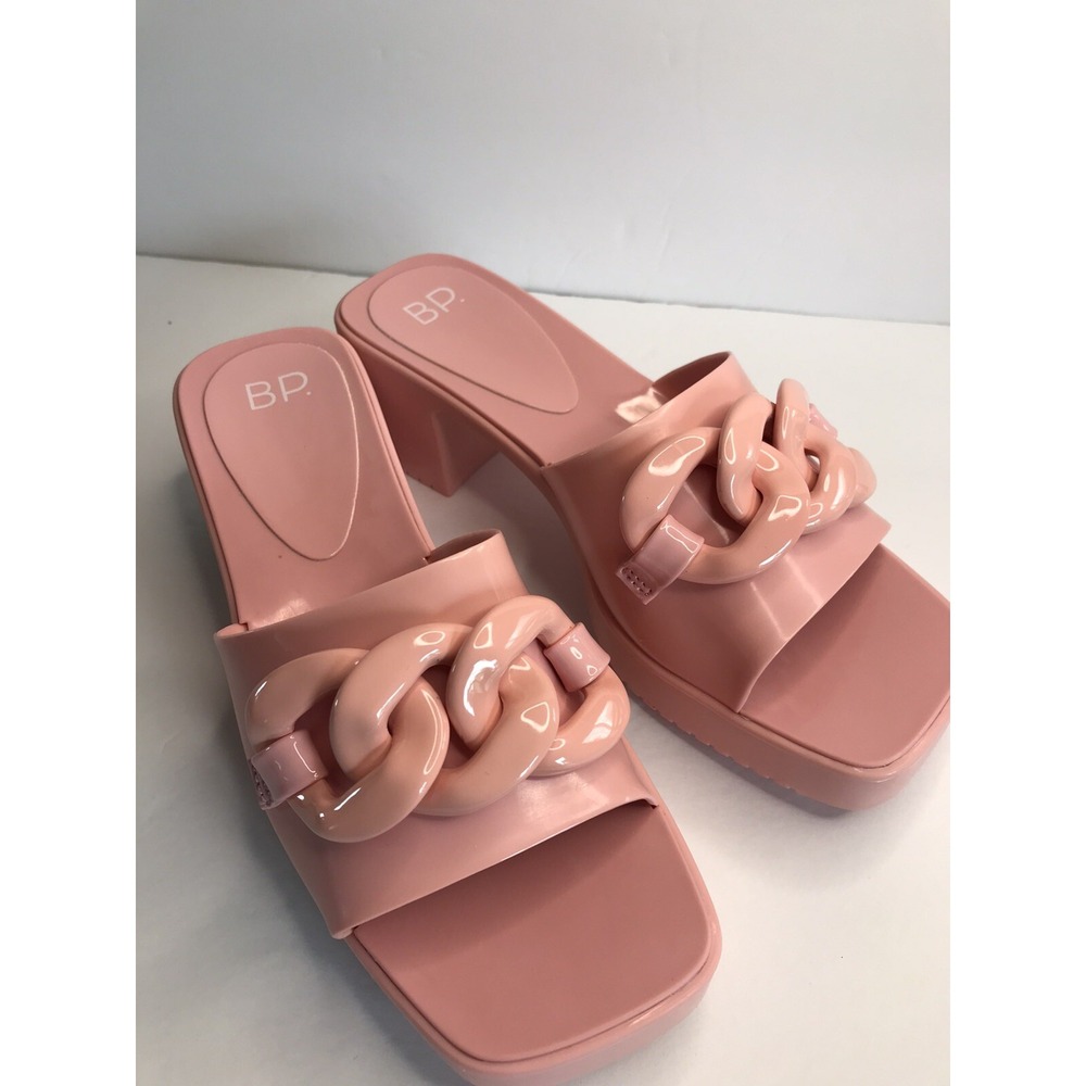 Pink BP Lollie‎ Womens sandal Chunky Open Toe slip on Size 8M - Picture 6 of 8